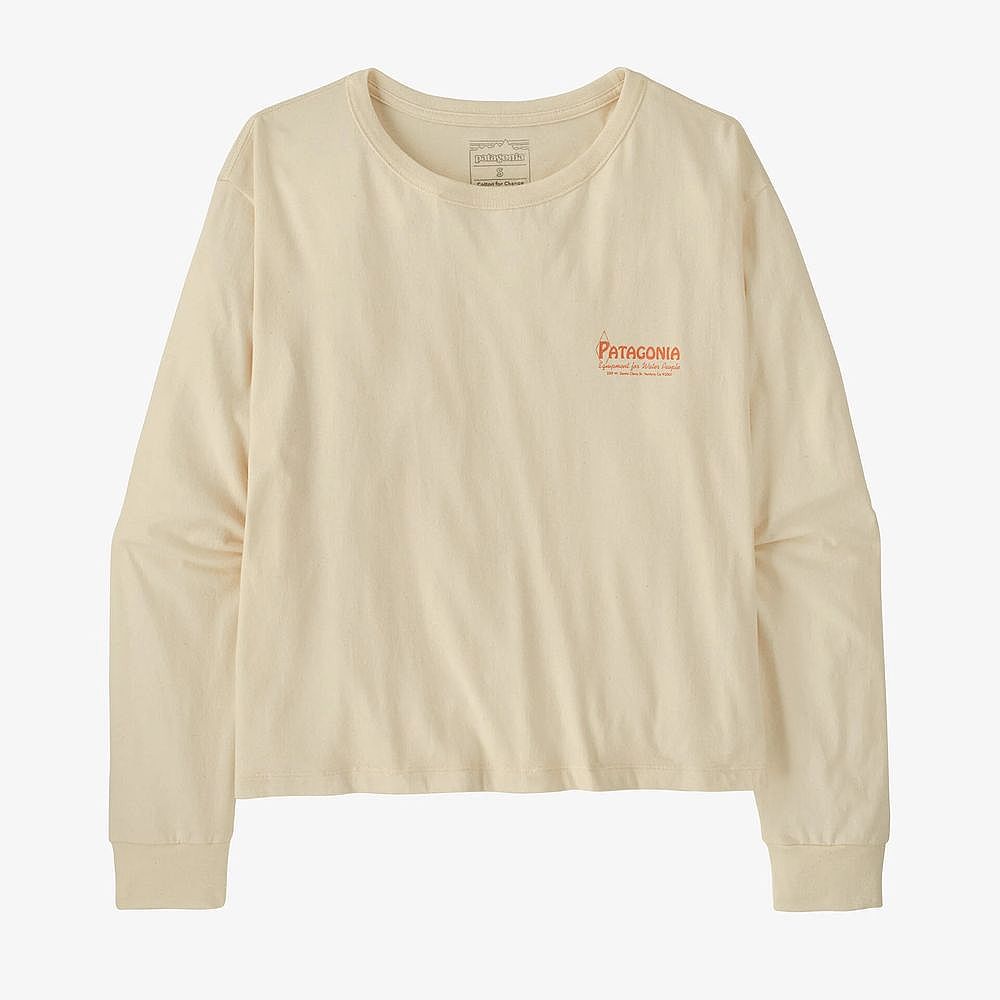 Women’s Long-Sleeved Water People Banner Easy-Cut T-Shirt