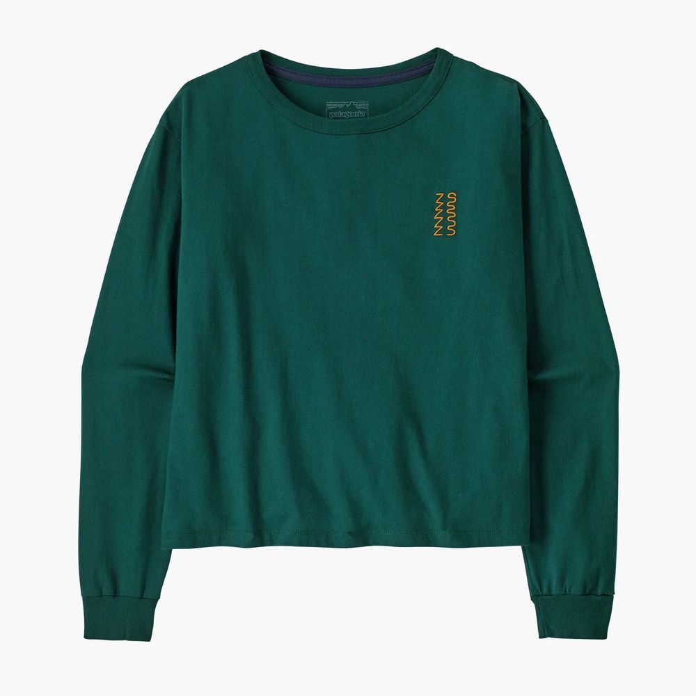 Women's Long-Sleeved Driftways Easy-Cut Organic T-Shirt - Image 4