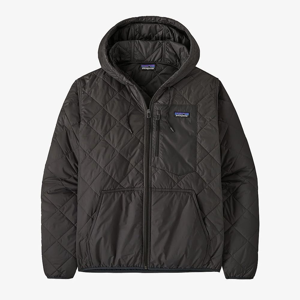 Men's Diamond Quilted Bomber Hoody