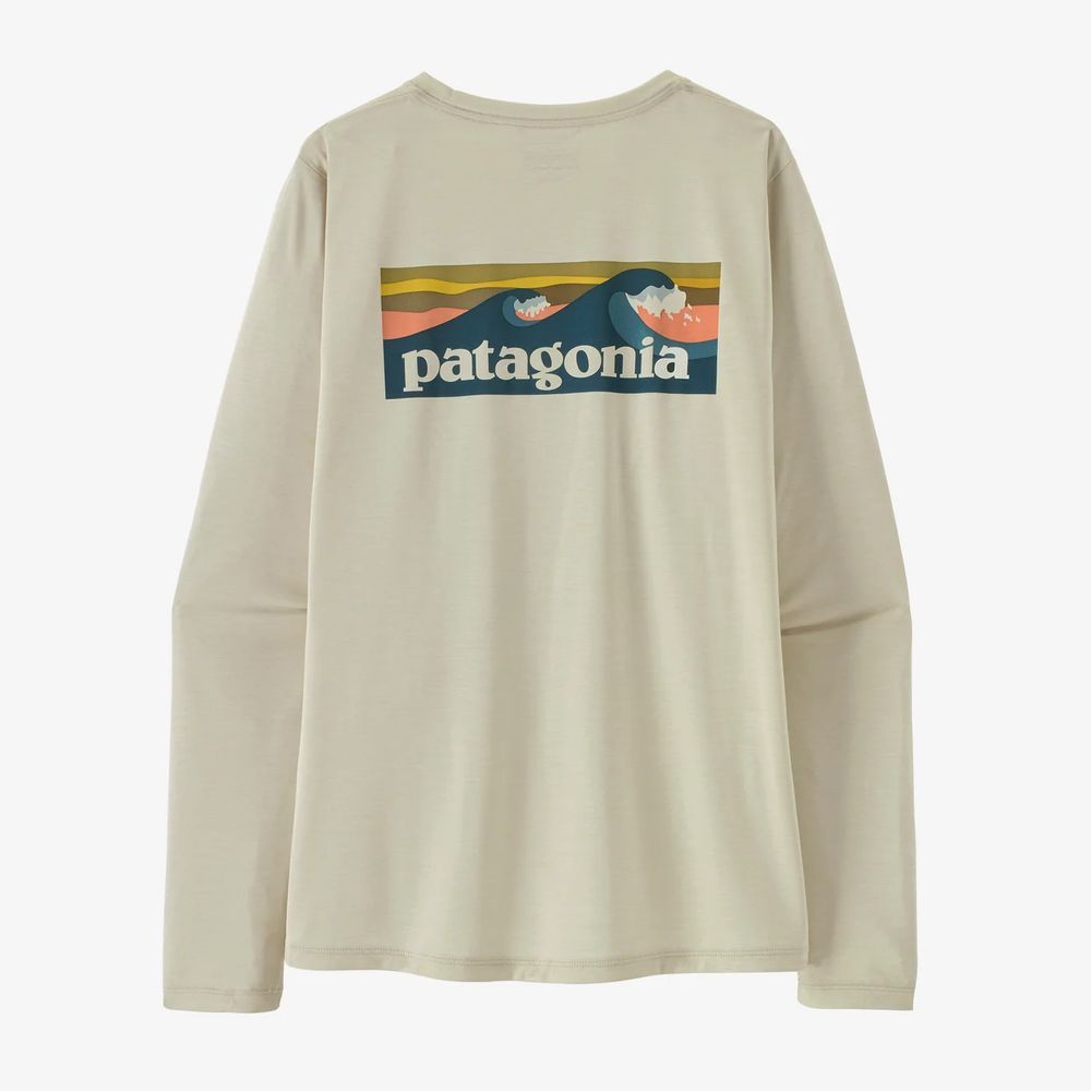 Women’s Long-Sleeved Capilene Cool Daily Shirt - Boardshort Logo