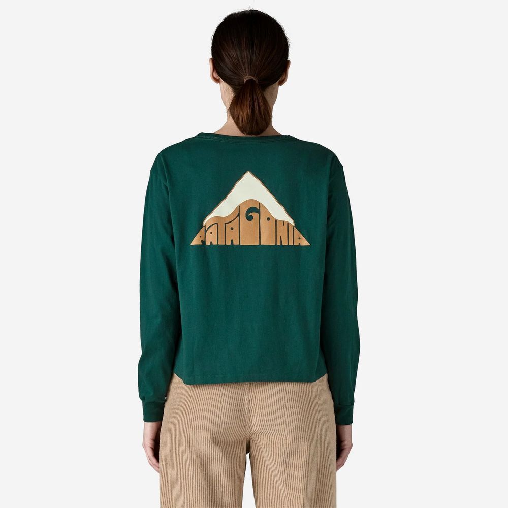Women's Long-Sleeved Driftways Easy-Cut Organic T-Shirt - Image 3