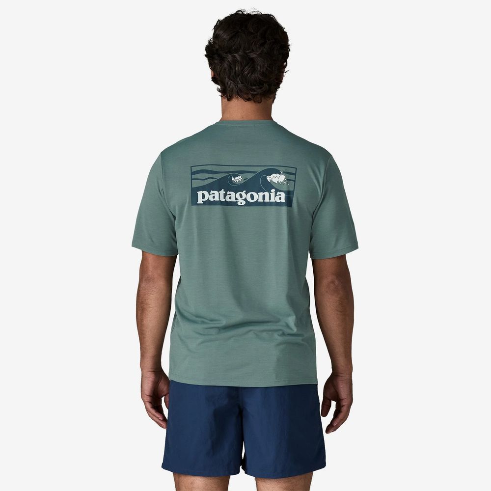 Men’s Capilene Cool Daily Shirt - Boardshort Logo - Image 3