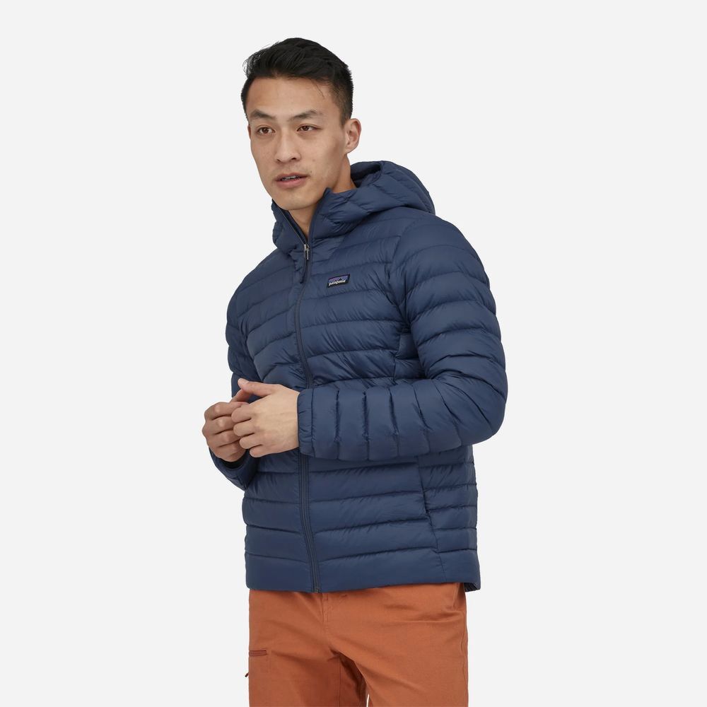 Men's Down Sweater Hoody - Image 8