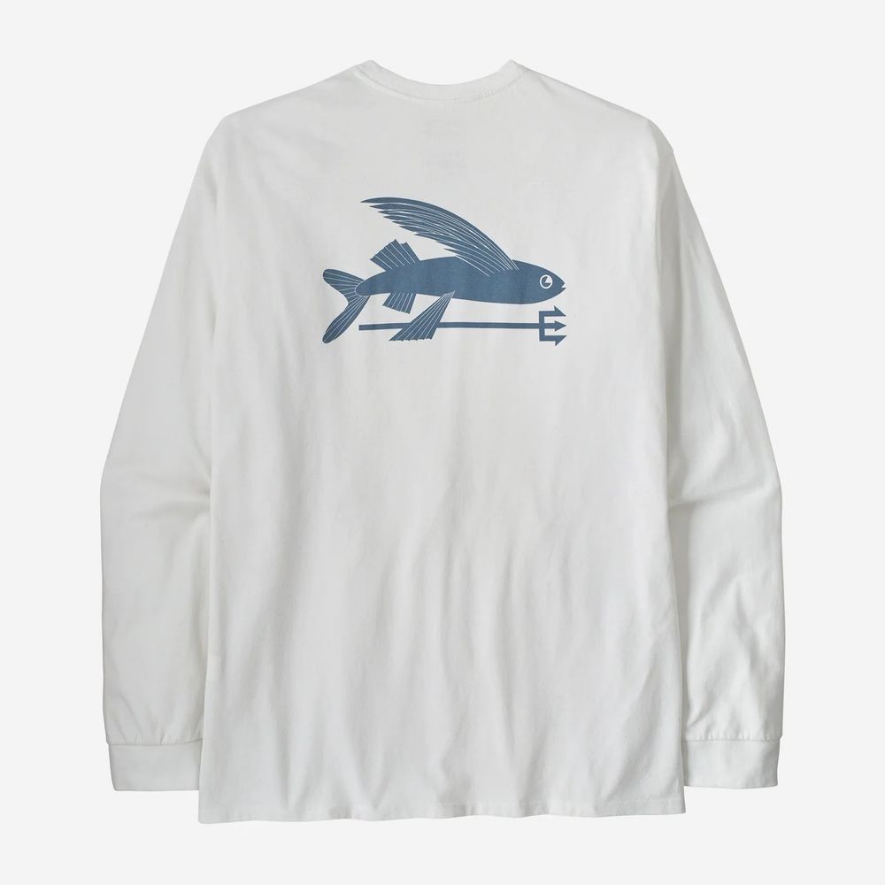 Men's Long-Sleeved Flying Fish Responsibili-Tee
