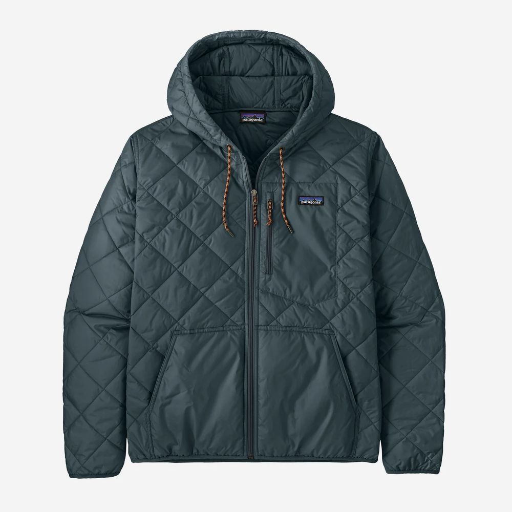 Men's Diamond Quilted Bomber Hoody