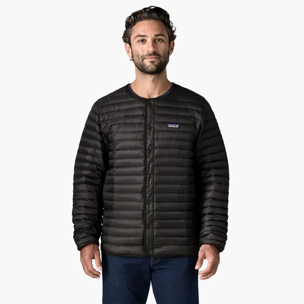 Men's Lightweight Down Sweater Cardigan - Image 2
